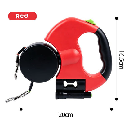 360° Anti-Tangle Dual Dog Retractable Leash