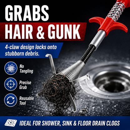 🚿Professional Drain Clog Remover Tool – A Must-Have For Every Home
