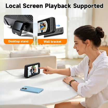 1080P Wireless Doorbell Camera with 4.3in Monitor No WiFi