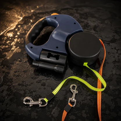360° Anti-Tangle Dual Dog Retractable Leash