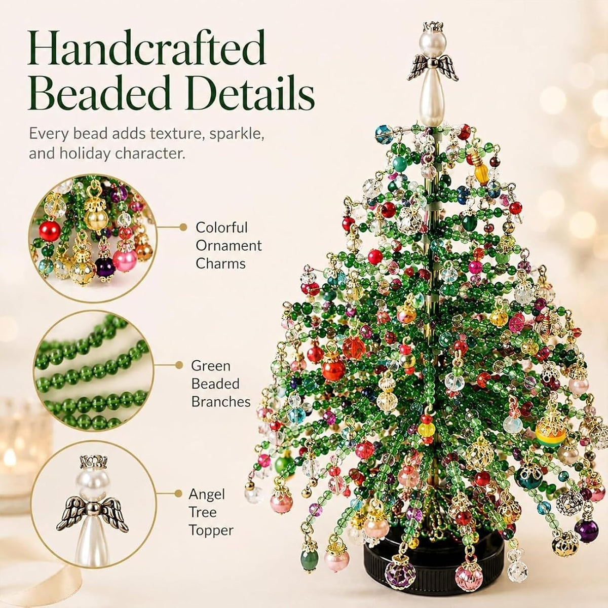 ✨ DIY Lighted Seasonal Tabletop Tree Kit – Create Your Own Holiday Magic