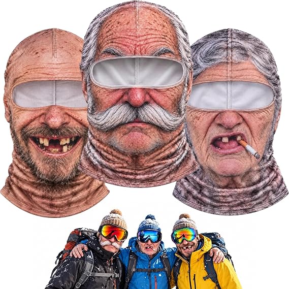 3D Funny Realistic Face Ski Mask
