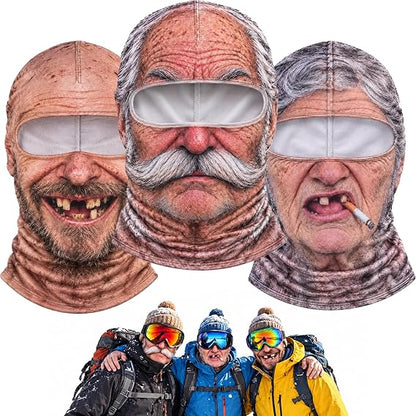 3D Funny Realistic Face Ski Mask