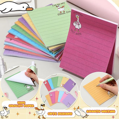 12 Pcs Funny Sticky Notes for Work 4x3 Inches Sarcastic Self Adhesive Notepads