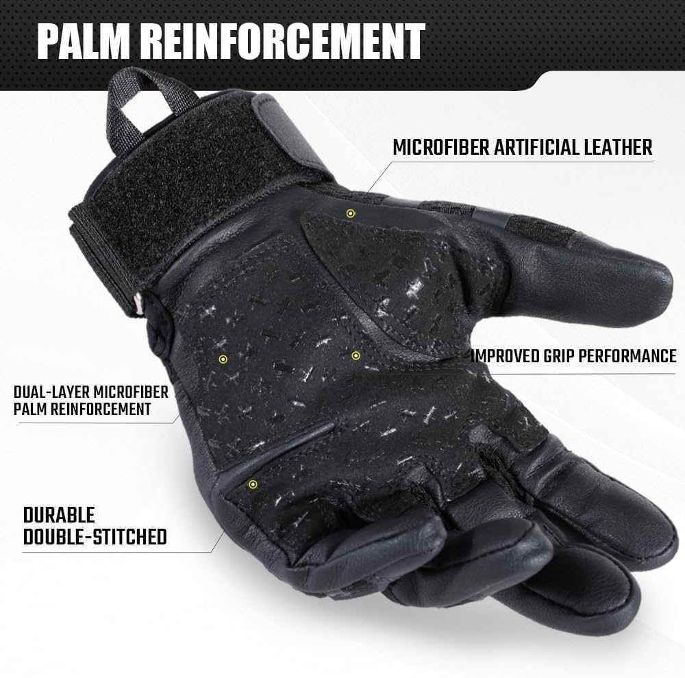 Multi-Purpose Protective Gloves –Reinforced Impact Protection, Touchscreen & Heavy-Duty Work Gloves
