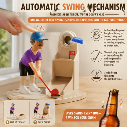 🏌️Novel Golf Ball-Shaped Bottle Opener