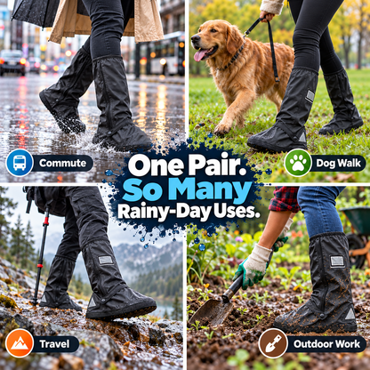 Reusable Waterproof Rain Shoe Covers