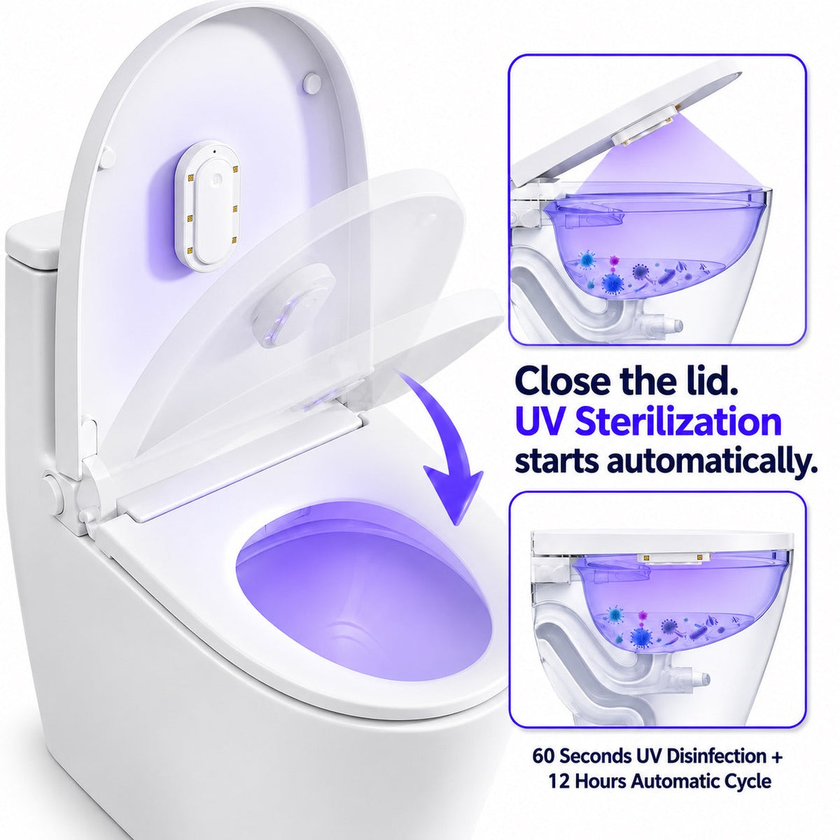 Automatic Toilet Seat Sterilization Device