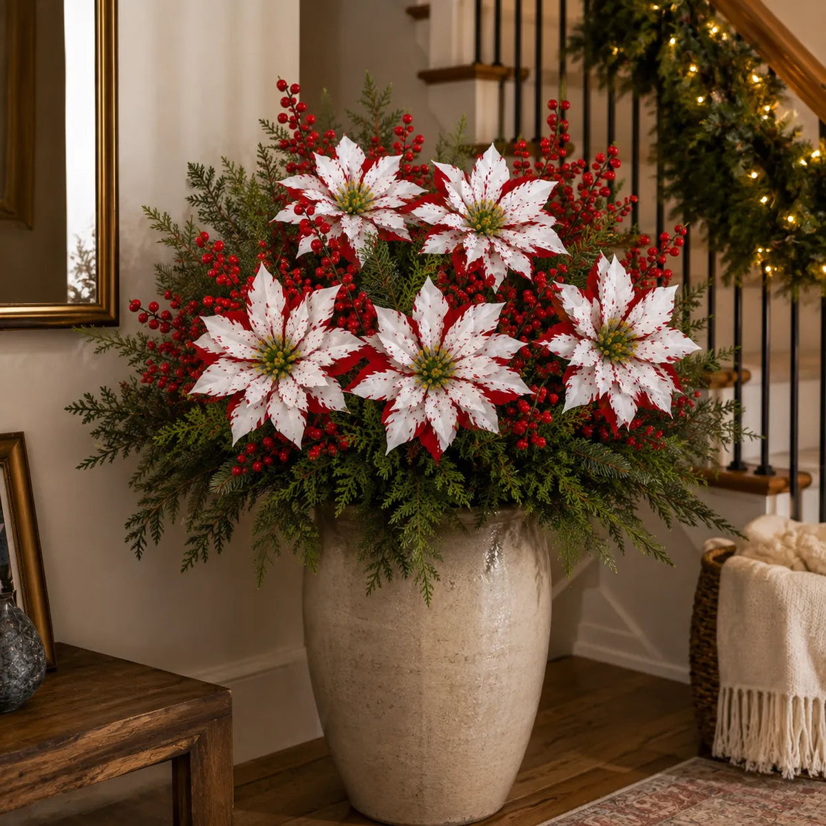 Christmas Poinsettia Planter Inserts