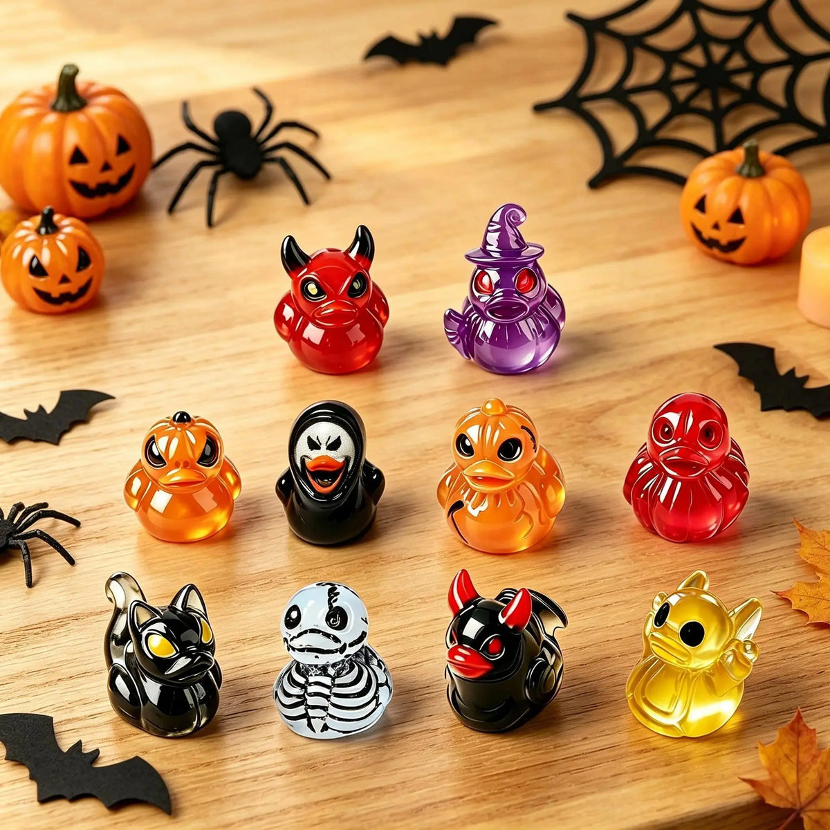 👻Mini Demon Ghost Skull Resin Duck Desktop Decoration Item