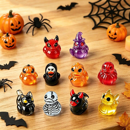 👻Mini Demon Ghost Skull Resin Duck Desktop Decoration Item