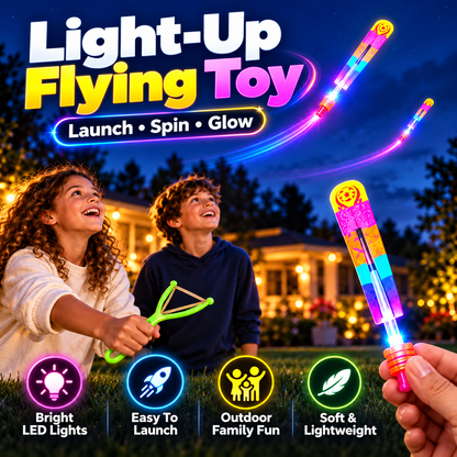 Illuminated Slingshot Flying Arrow