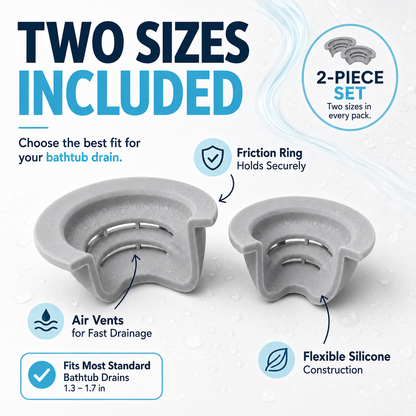 💧Drain Funnel Bathtub Drain Funnel — Hair Clog Prevention