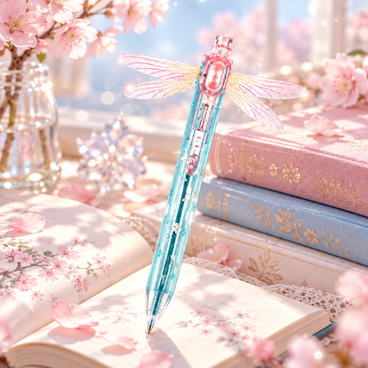 🎁Gleaming Wings Dragonfly Pen 3-Pack-A Little Gift That Makes Writing More Fun.