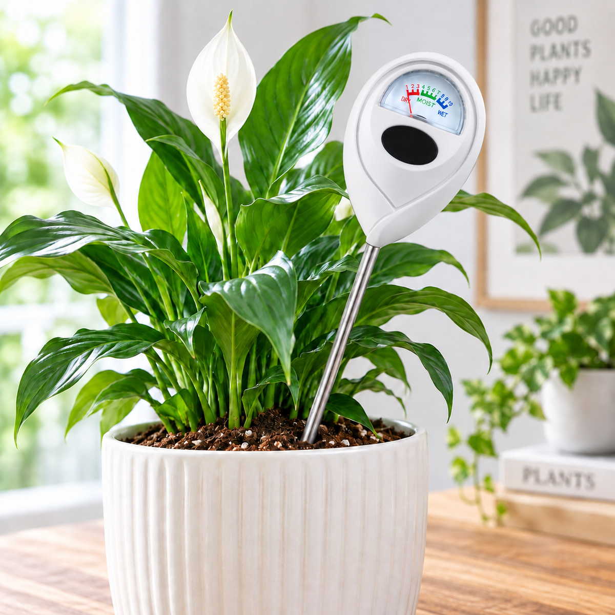 💧 Soil Moisture Meter for Indoor & Outdoor Plants – No Batteries 🌱