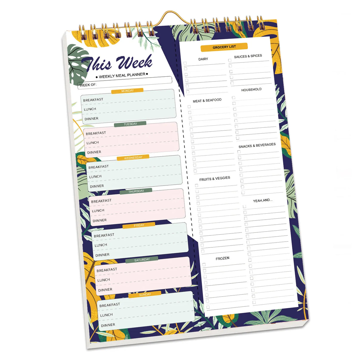📅 🍽️ Weekly Meal Planner – Simplify Family Meals & Grocery Planning