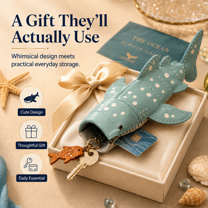 WHALE SHARK KEY POUCH / CARD HOLDER