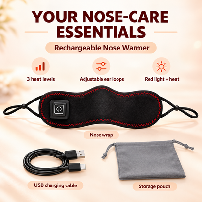 Red Light Nose Warmer for Easier Breathing
