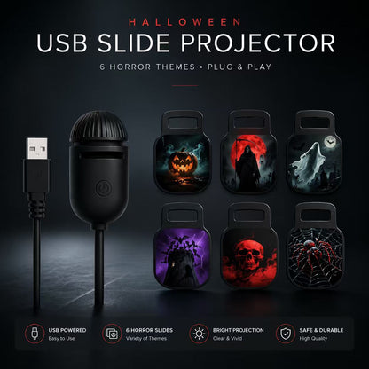 🔥Night Light Projector 🔥Halloween USB Holographic Projector