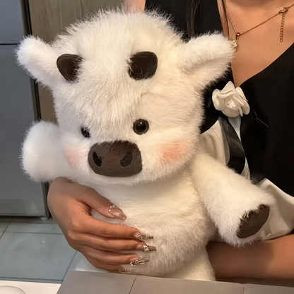 Running Scottish Highland Cow Stuffed Animal