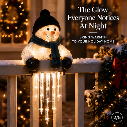 ☃️Today 49% OFF - WinterGlow Snowman Icicle Light Decor🔥
