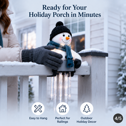 ☃️Today 49% OFF - WinterGlow Snowman Icicle Light Decor🔥