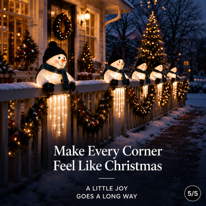 ☃️Today 49% OFF - WinterGlow Snowman Icicle Light Decor🔥