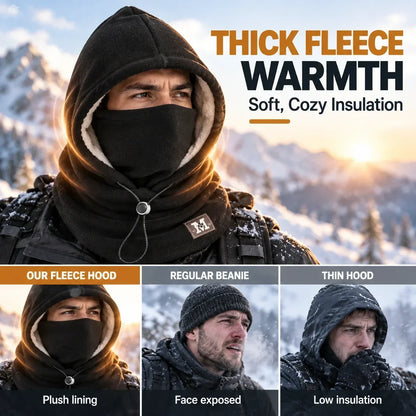 ❄️Winter Fleece Hood – 3-in-1 Warmth for Head, Face & Neck