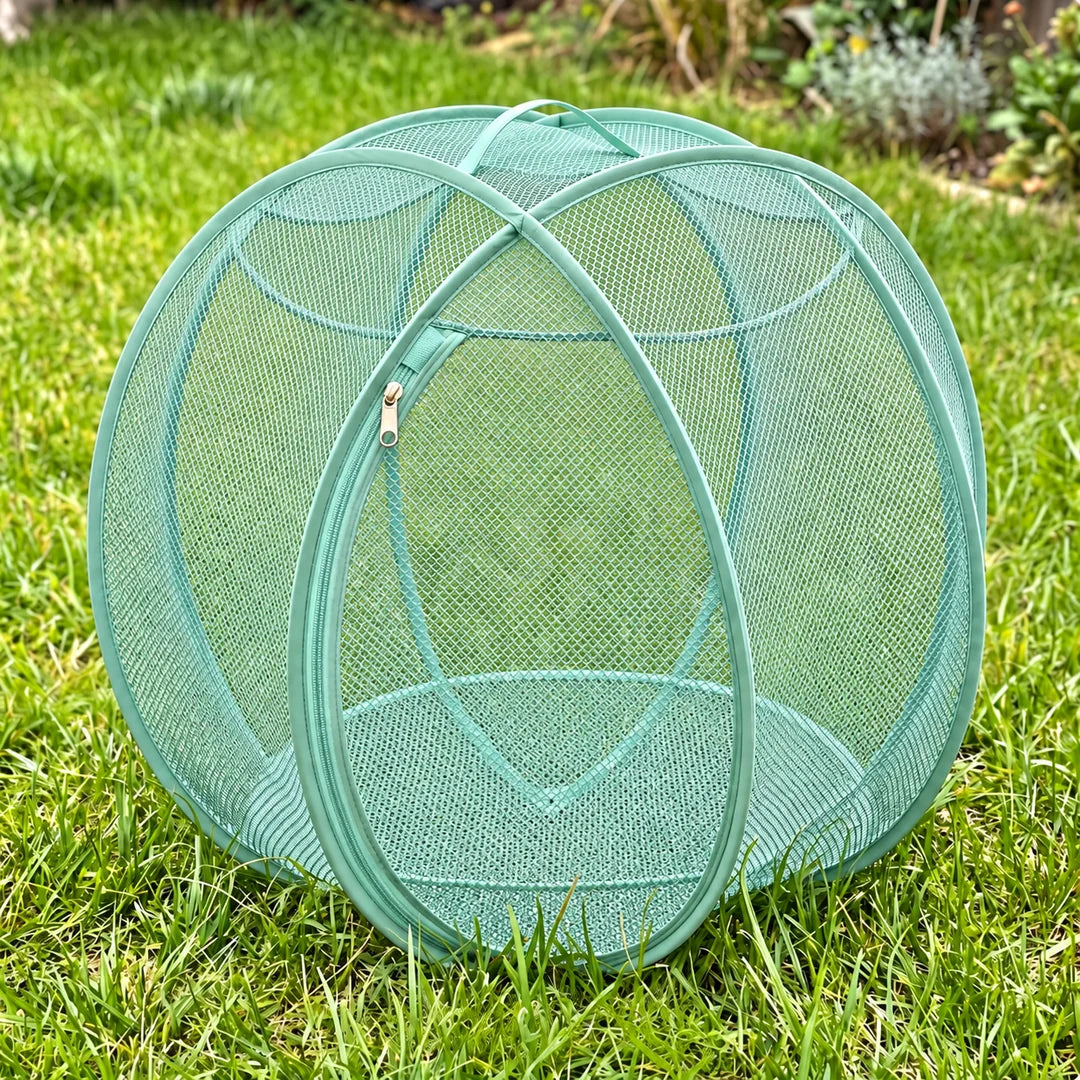 🐈 Pop-Up Mesh Cat Playpen – Roomy 32-Inch Indoor & Outdoor Enclosure