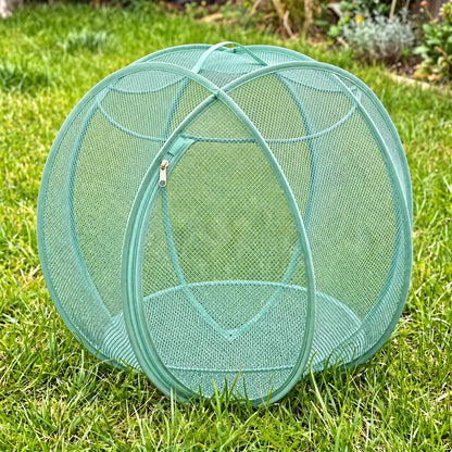 🐈 Pop-Up Mesh Cat Playpen – Roomy 32-Inch Indoor & Outdoor Enclosure