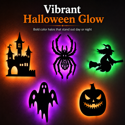 👻 Glow-in-the-Dark Halloween Wall Stickers