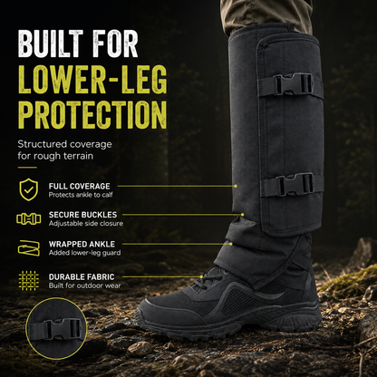 🥾Adjustable Snake-Resistant Leg Gaiters for Hiking & Hunting