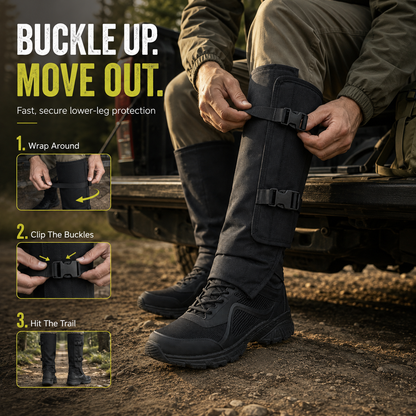 🥾Adjustable Snake-Resistant Leg Gaiters for Hiking & Hunting
