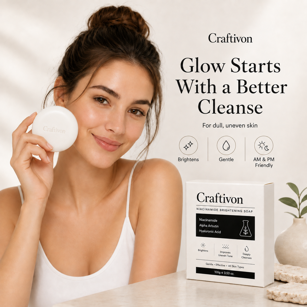 🔥Niacinamide Whitening Brightening Soap