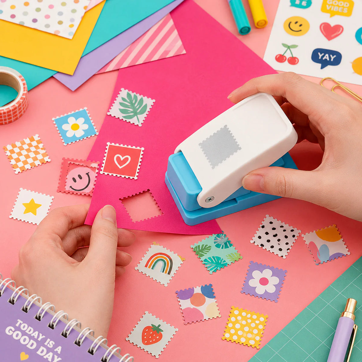 Postage Stamp Paper Punch
