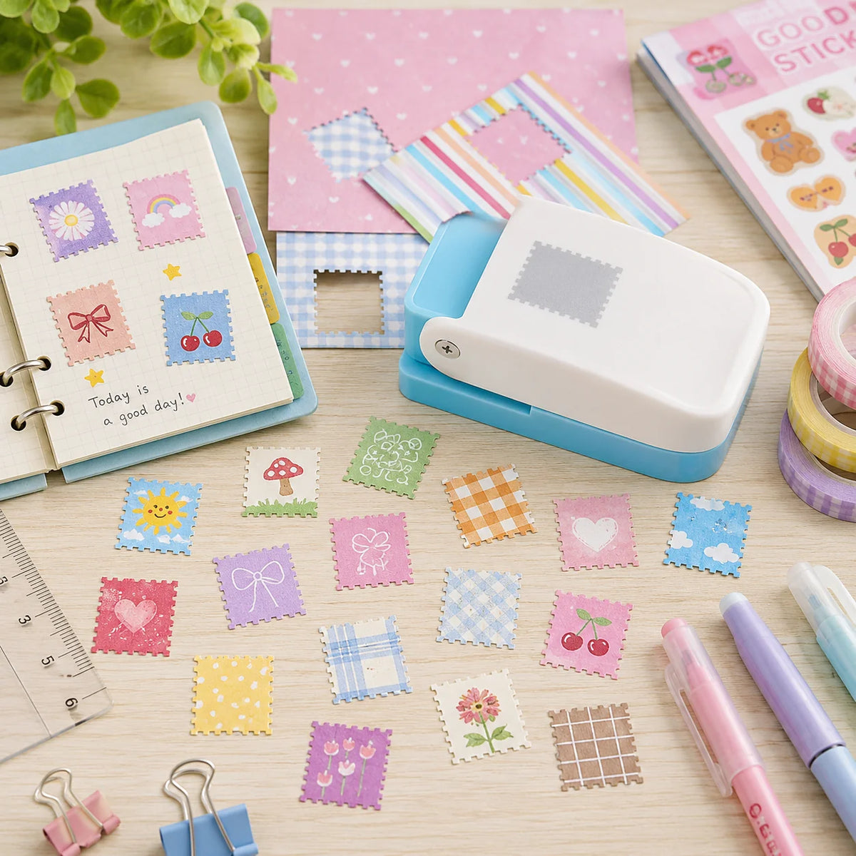 Postage Stamp Paper Punch