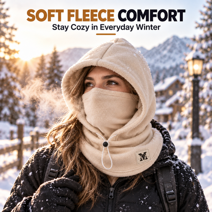 ❄️Winter Fleece Hood – 3-in-1 Warmth for Head, Face & Neck