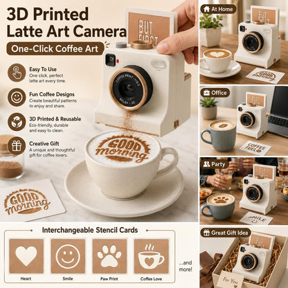 Smart Latte Art Maker Camera Tool 🎨 Create Beautiful Coffee Designs At Home