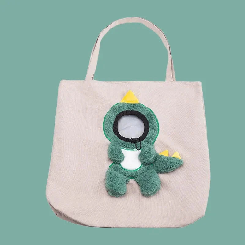 🐝Bee Out Cute Canvas Pet Bag | Cute Bee-Shaped Pet Canvas Shoulder Carrier🐾
