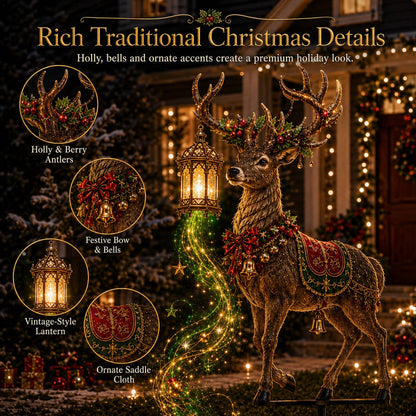 ✨ Light-Up Christmas Reindeer Yard Stake 🦌