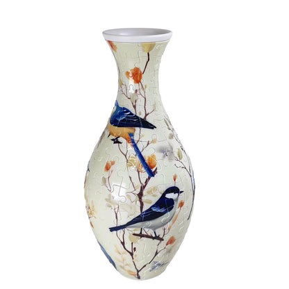 Handmade 3D Puzzle Vase Geometric DIY Decor