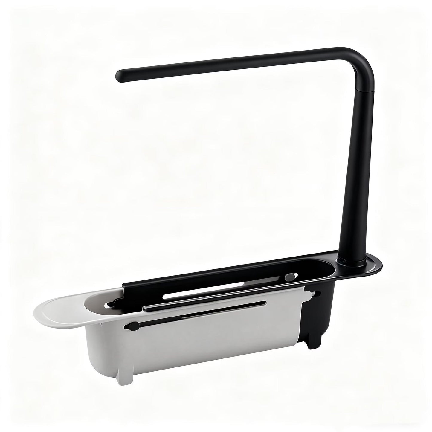 ✨ Adjustable Telescopic Sink Organizer – Drain, Dry & Declutter