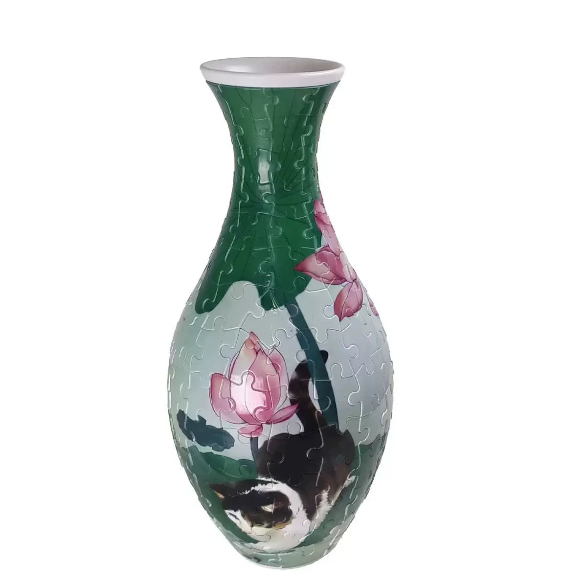 Handmade 3D Puzzle Vase Geometric DIY Decor