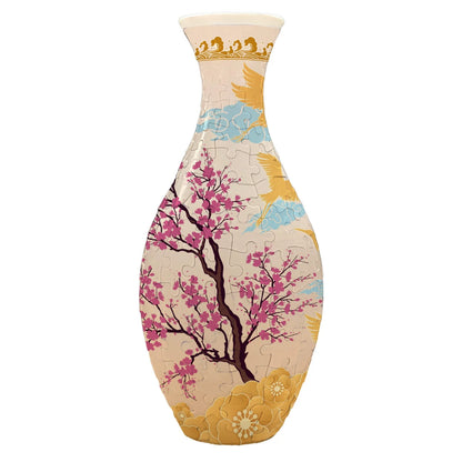Handmade 3D Puzzle Vase Geometric DIY Decor