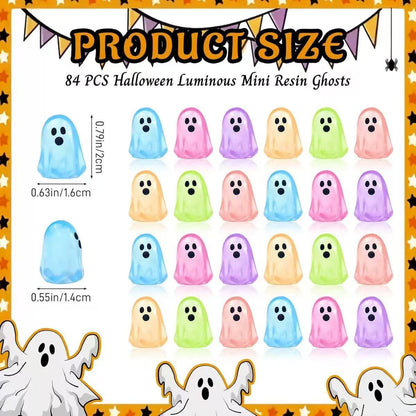 👻Mini Glow Ghost Decorations – Cute by Day, Spooky & Glowing After Dark