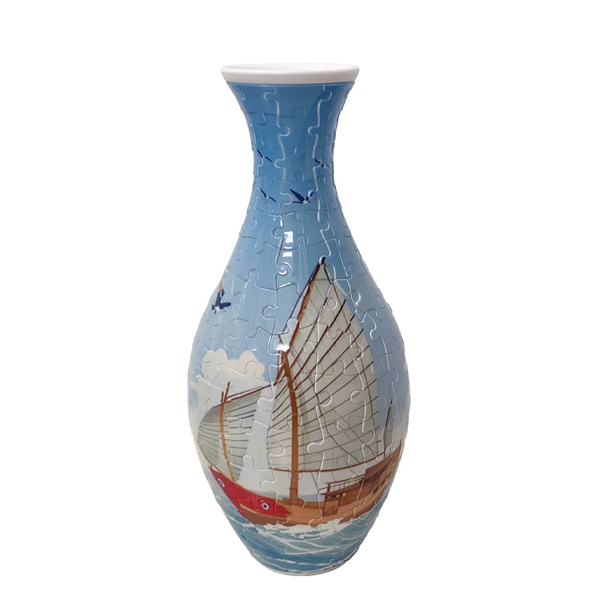 Handmade 3D Puzzle Vase Geometric DIY Decor