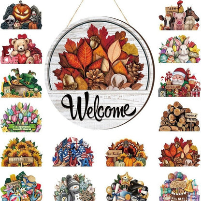 🔥 50% OFF TODAY🏡 16-Piece Interchangeable Welcome Sign