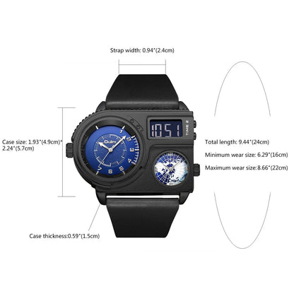 DESIGNED FOR GLOBAL THINKERS-Multi-Time Zone Watch
