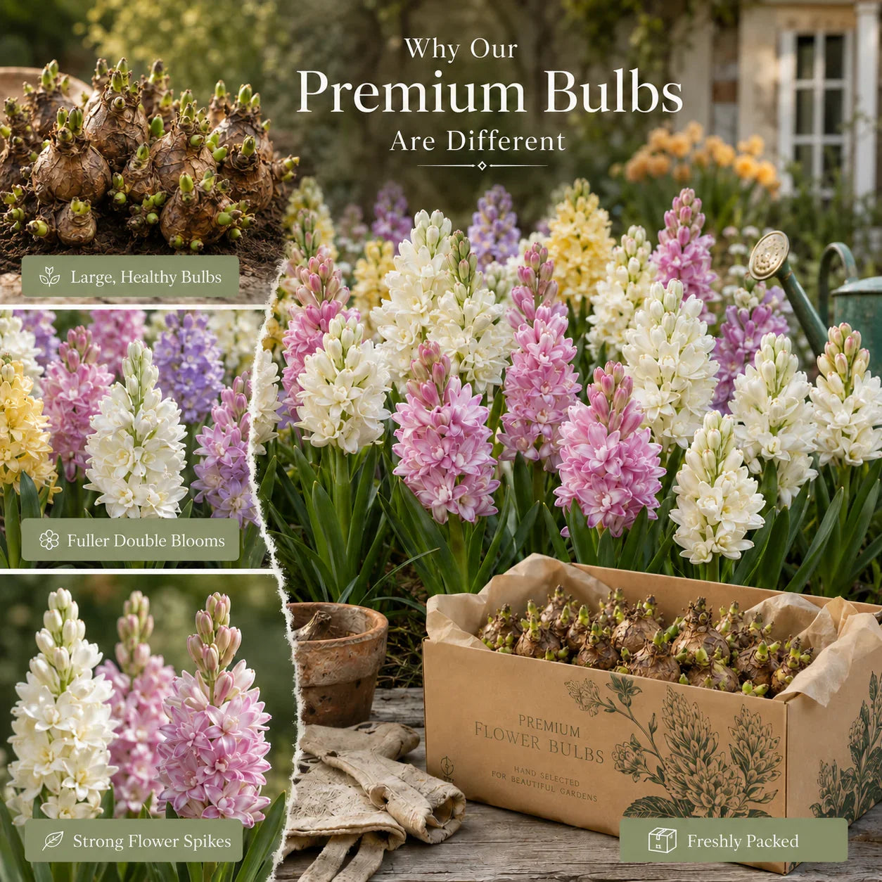 🌺Double Perfume Tuberose Flower Seeds – Grow Your Own Moon Garden Blooms