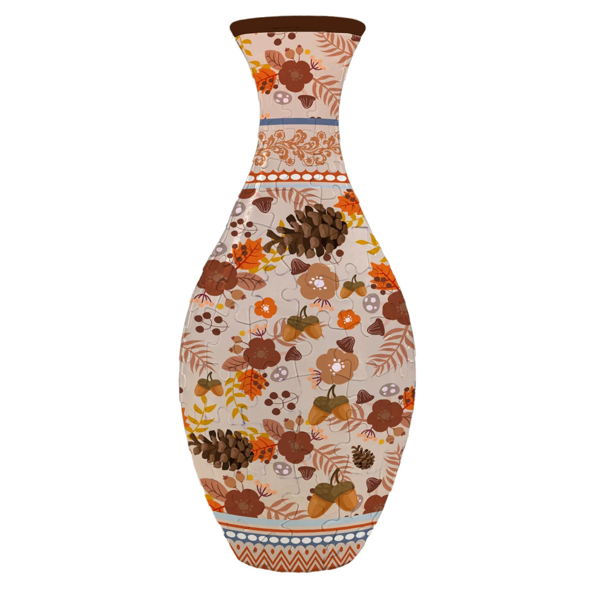 Handmade 3D Puzzle Vase Geometric DIY Decor